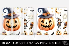 Simple Funny Haloween Pumpkin 20 Oz Tumbler Product Image 1