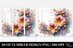 Glossy Nasturtium Clipart 20 Oz Tumbler Product Image 1