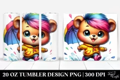 Cute Baby Bear Drawing | 20 oz Tumbler Product Image 1