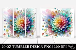 Colorful Chrysanthemum | 20 Oz Tumbler Product Image 1