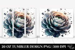 Abstract Shiny Ranunculus Metalic Product Image 1