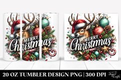 Christmas PNG 20 Oz Tumbler Design Product Image 1