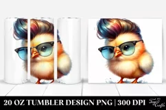 Cute Baby Chicken Drawing | 20 oz Tumbler Product Image 1