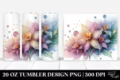 Abstract Pastel Shiny Narcissus Made of - 20 Oz Tumbler Product Image 1