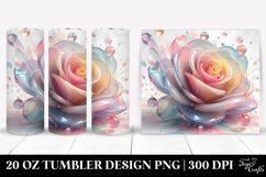 Abstract Pastel Shiny Rose Made of - 20 Oz Tumbler Product Image 1