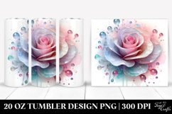 Abstract Pastel Shiny Rose Made of - 20 Oz Tumbler Product Image 1