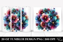 Watercolor Cosmos Tumbler Product Image 1