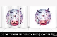 Washed Watercolor Simplistic Halloween Image - 20 Oz Tumbler Product Image 1