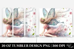 Watercolor Fairy Tumbler Product Image 1