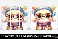 Dumb Looking Winter Clipart 20 Oz Tumbler Product Image 1