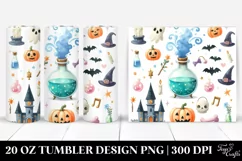 Simple Funny Haloween Magic Potion 20 Oz Tumbler Product Image 1