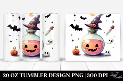 Simple Funny Haloween Magic Potion 20 Oz Tumbler Product Image 1