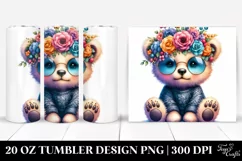 Proud Baby Bear Stylized After PNG Product Image 1