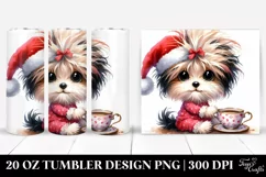 Enthusiastic Baby Havanese with Crazy Haircut PNG Product Image 1