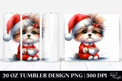 Enthusiastic Baby Havanese with Crazy Haircut PNG Product Image 1