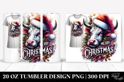 Christmas PNG 20 Oz Tumbler Design Product Image 1