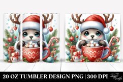 Christmas PNG 20 Oz Tumbler Design Product Image 1