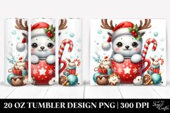 Christmas PNG 20 Oz Tumbler Design Product Image 1