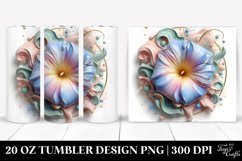 Glossy Morning Glory | 20 Oz Tumbler Product Image 1
