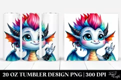 Proud Baby Dragon Stylized After PNG Product Image 1