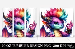 Proud Baby Dragon Stylized After PNG Product Image 1
