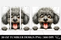 Crazy Poodle Peek-a-Boo | 20 oz Tumbler Product Image 1