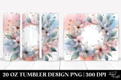 Abstract Jasmine Tumbler | 20 oz Tumbler Product Image 1