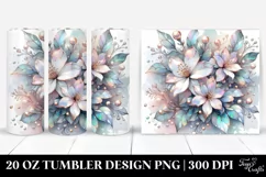 Abstract Jasmine Tumbler | 20 oz Tumbler Product Image 1