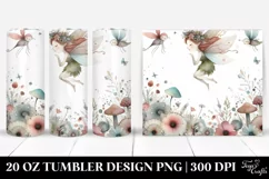 Whimsical Quirky Fairy Tumbler Design Product Image 1