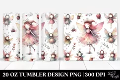 Whimsical Quirky Fairy Tumbler Design Product Image 1