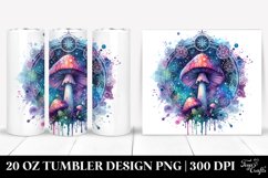 Magical Celestial Mushroom Clipart 20 Oz Tumbler Product Image 1