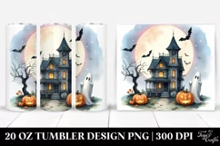 Funny Halloween Haunted House, PNG Product Image 1