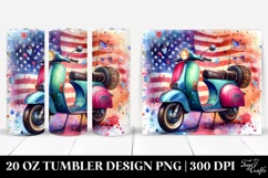 Vintage Confetti Scooter | 20 oz Tumbler Product Image 1