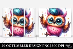 Excited Baby Owl, PNG Product Image 1