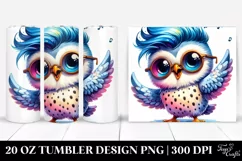 Excited Baby Owl, PNG Product Image 1