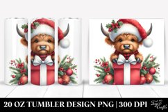 Christmas PNG 20 Oz Tumbler Design Product Image 1