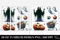 Simple Funny Nightmare Haloween Clipart 20 Oz Tumbler Product Image 1