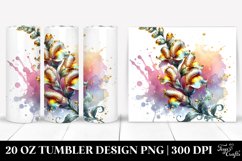 Watercolor Snapdragon Tumbler Product Image 1