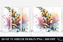 Watercolor Snapdragon Tumbler Product Image 1