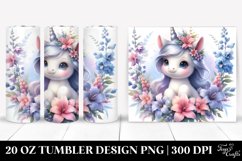 Cute Baby Unicorn Lobelia | 20 oz Tumbler Product Image 1