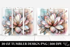 Pastel Shiny Magnolia 20 Oz Tumbler Product Image 1
