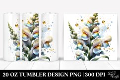 Watercolor Snapdragon Tumbler Product Image 1