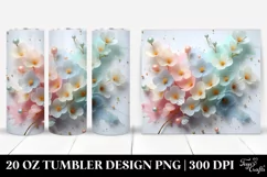Abstract Cherry Blossom Tumbler | 20 oz Tumbler Product Image 1