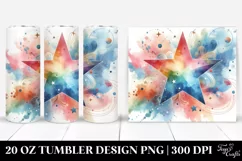 Colorful Pastel Star | 20 oz Tumbler Product Image 1