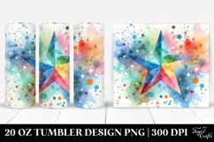 Colorful Abstract Pastel Star | 20 Oz Tumbler Product Image 1