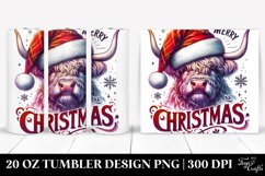 Christmas PNG 20 Oz Tumbler Design Product Image 1