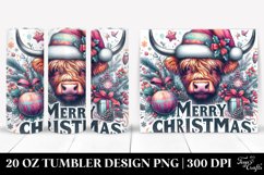 Christmas PNG 20 Oz Tumbler Design Product Image 1
