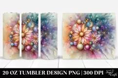 Abstract Wooden Cosmos Tumbler Product Image 1