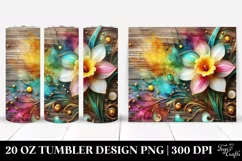 Colorful Narcissus | 20 Oz Tumbler Product Image 1