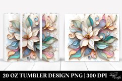 Wooden Gardenia Stained Clipart 20 Oz Tumbler Product Image 1